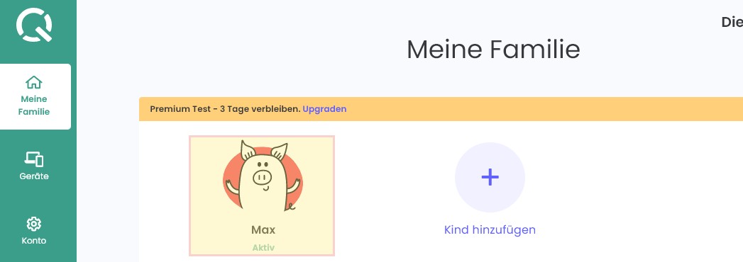 Gerät im Onlineaccount