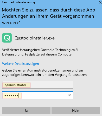 Benutzerkontensteuerung